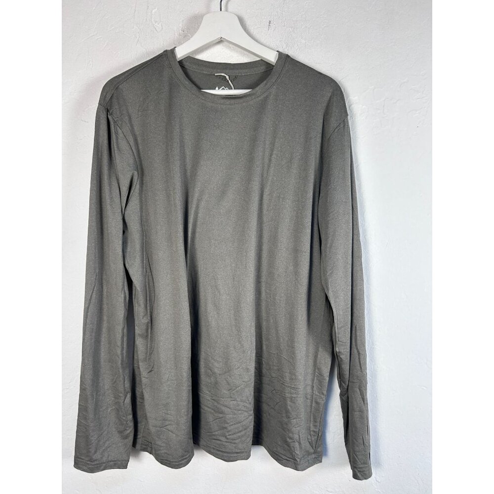 REI Co-Op Sahara Stratus Long Sleeve T-Shirt Mens Gray Heather Large New